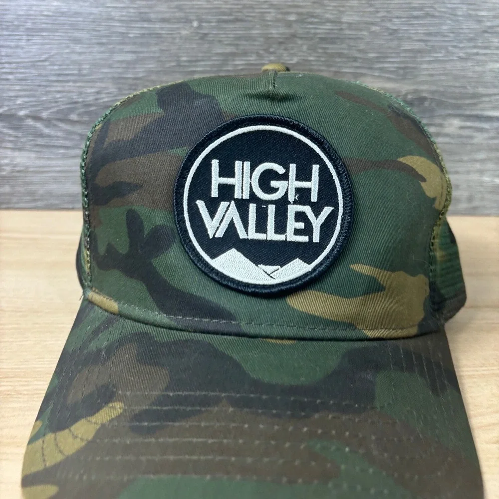 Vintage Camo Hat Cap Snapback Green Brown‎ Camo NowSpect Outdoors